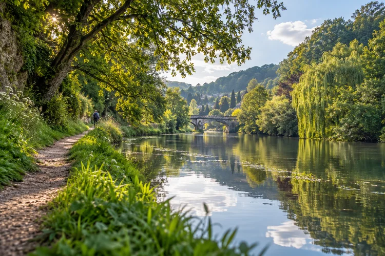 Exploring Riverside Footpaths Around Limpley Stoke and the Avon